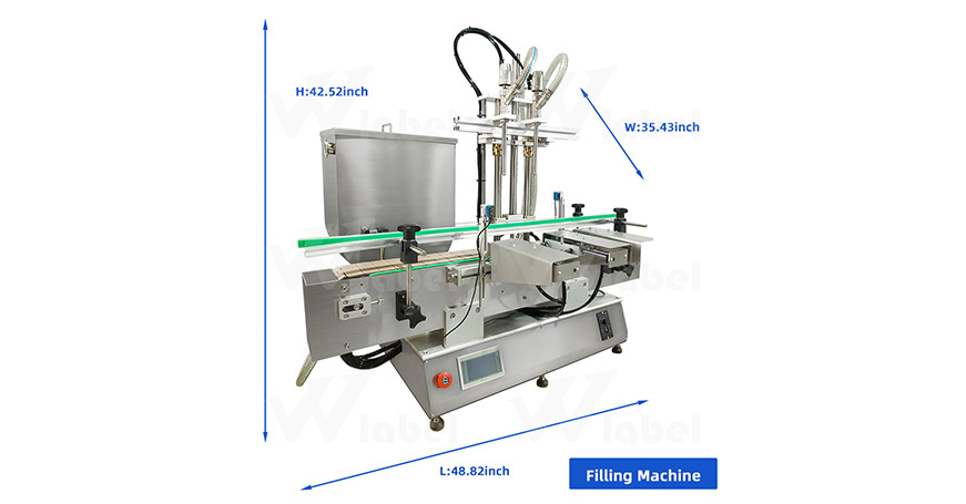 Small Automatic Tabletop Liquid Filling Capping Labeling Machine Production Line